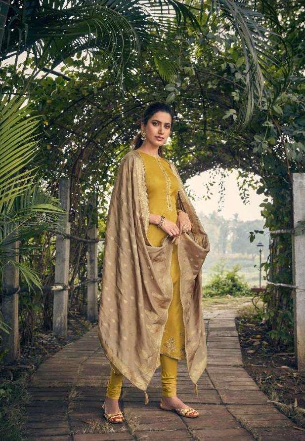 Angroop Plus Charissa Tussar Heavy Embroidery Salwar Suits Catalog
