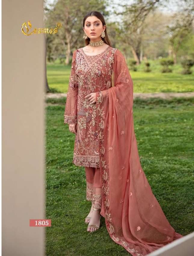  Cosmos Aayra vol 18 Georgette Wear Pakistani Salwar Kameez suits catalog