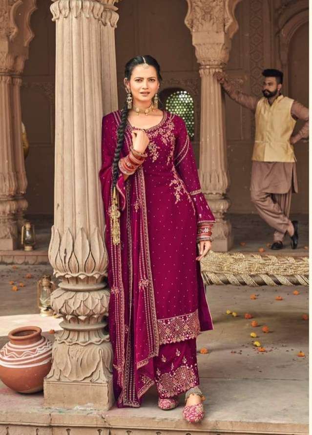 Fiona Kudi Silk Embroidery And Sequence Work Salwar Suits Catalog