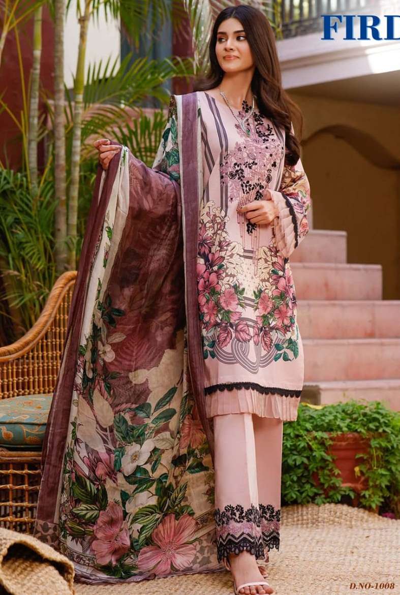 Firdous Jade vol 1 Karachi Cotton Dress Material catalog