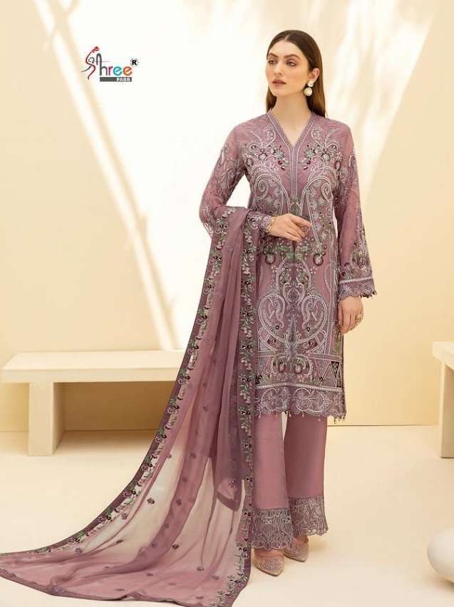Shree Ramsha Embroidered vol 4 Wholesale price ladies Pakistani Suits