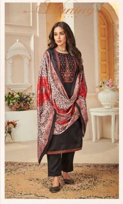Bipson Kashmiri Beauty Winter Wear Embroidery Pashmina