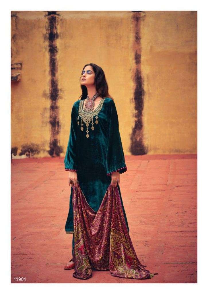 Deepsy Bindiya Winter Wear Velvet Designer Salwar Kameez