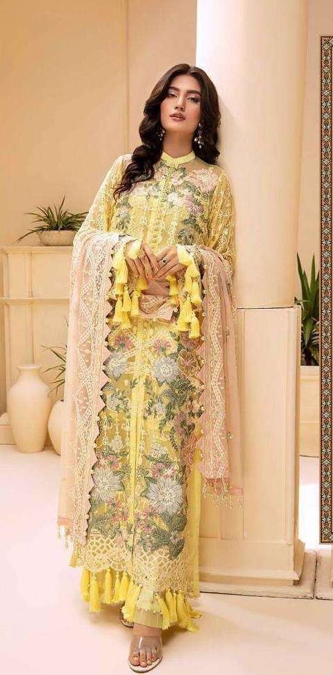 Fepic Rosemeen Trends Faux Georgette With Embroidered Pakistani Suits
