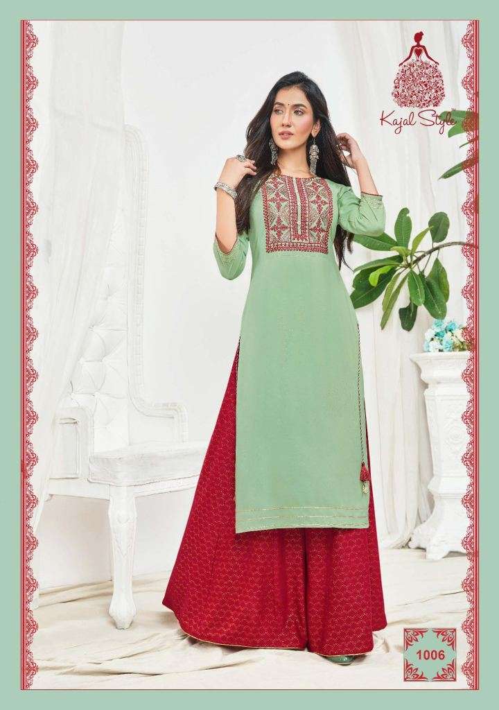 Kajal Style Fashion Bloom vol 1 Fancy  Kurti With Bottom catalog