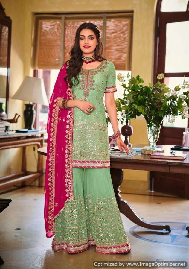Eba Armani Festive Wear Georgette Designer Salwar suits catalog