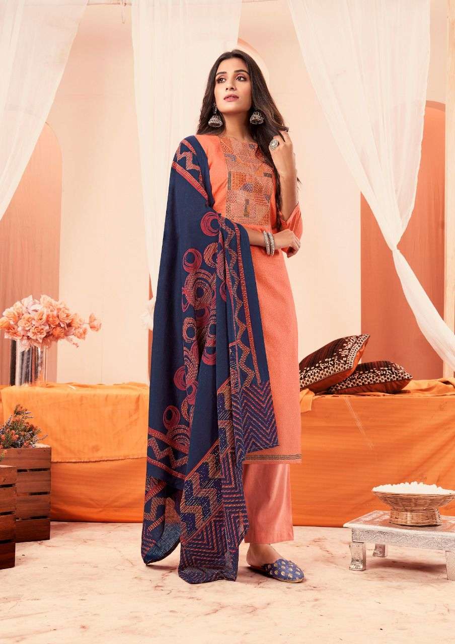 Yashika Kaantha Cambric Cotton Designer Dress Material catalog 