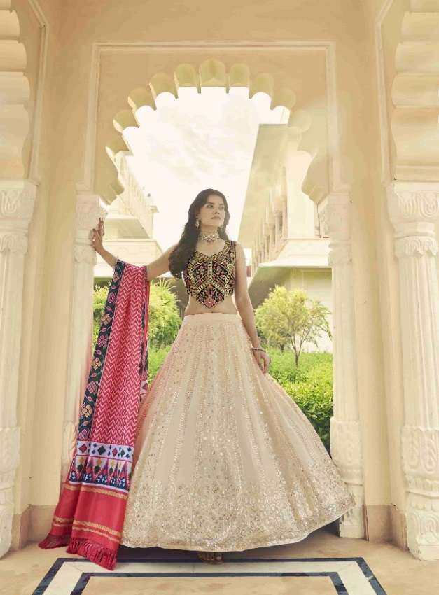 Blege navy Pink Multi Color Exclusive Bridal Wear Lehenga Choli Wholesale