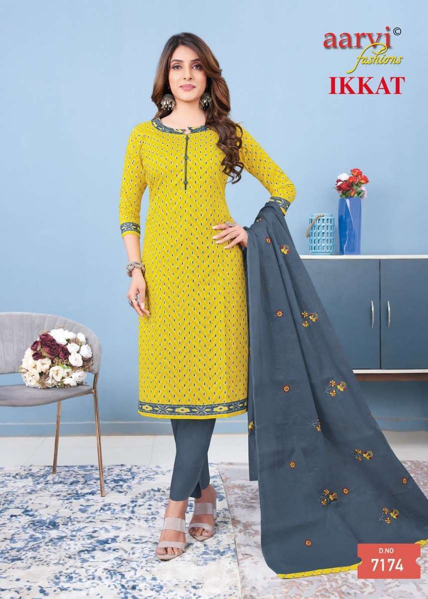 Aarvi Ikkat Vol-1 – Readymade - Wholesale kurtis india