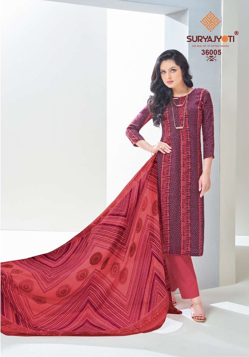 Suryajyoti Naishaa Vol-36 - Dress Material - Wholesale SURAT