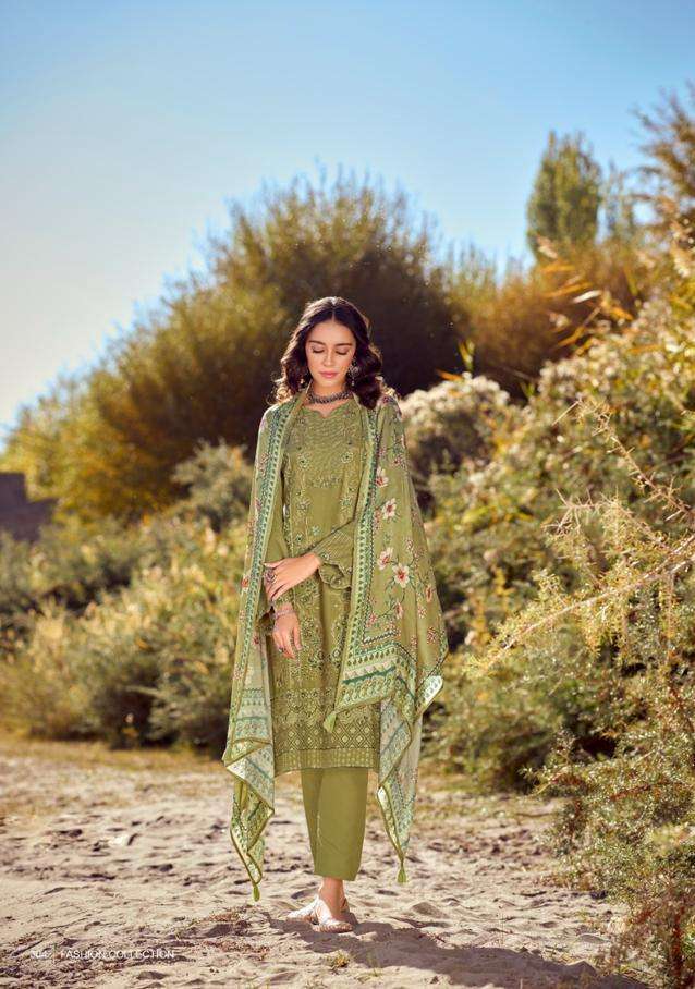 Gull Jee Rezam Heavy Embroidery Pashmina Dress Material Wholesale market in INDIA