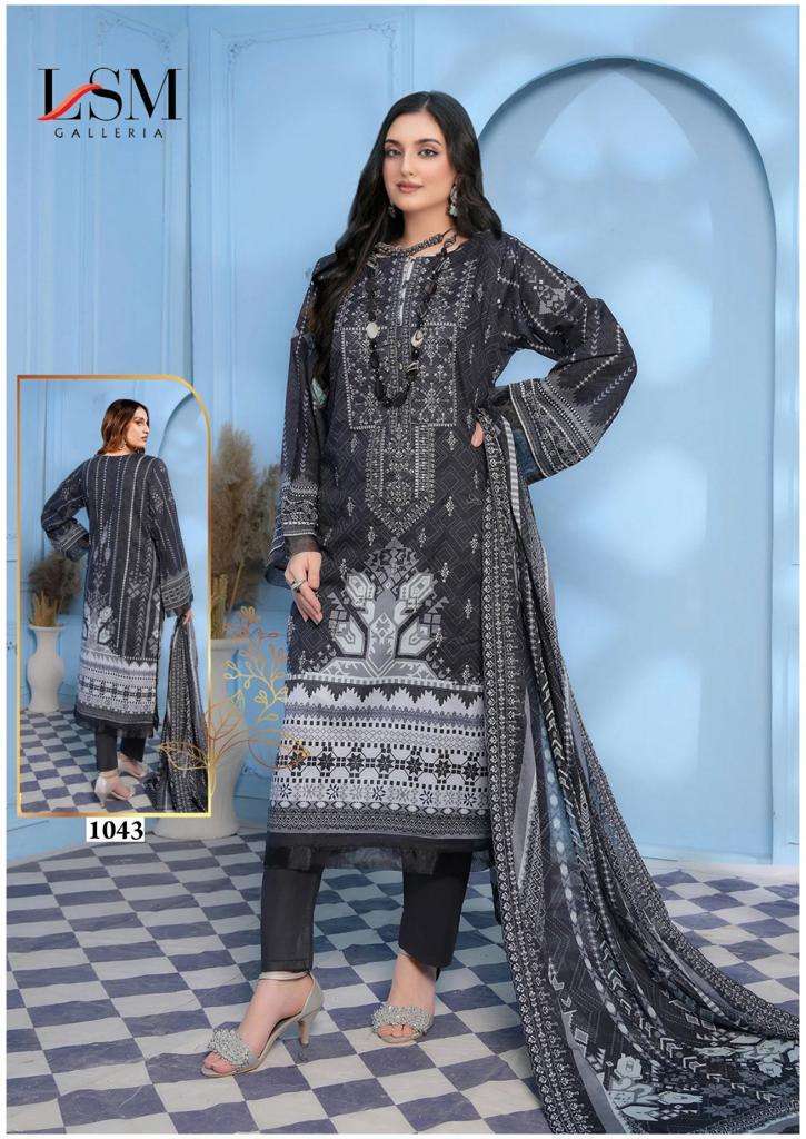 Lsm Parian Dream Vol 5 Heavy Luxury Lawn Dress Material Wholesaler of salwar suit india