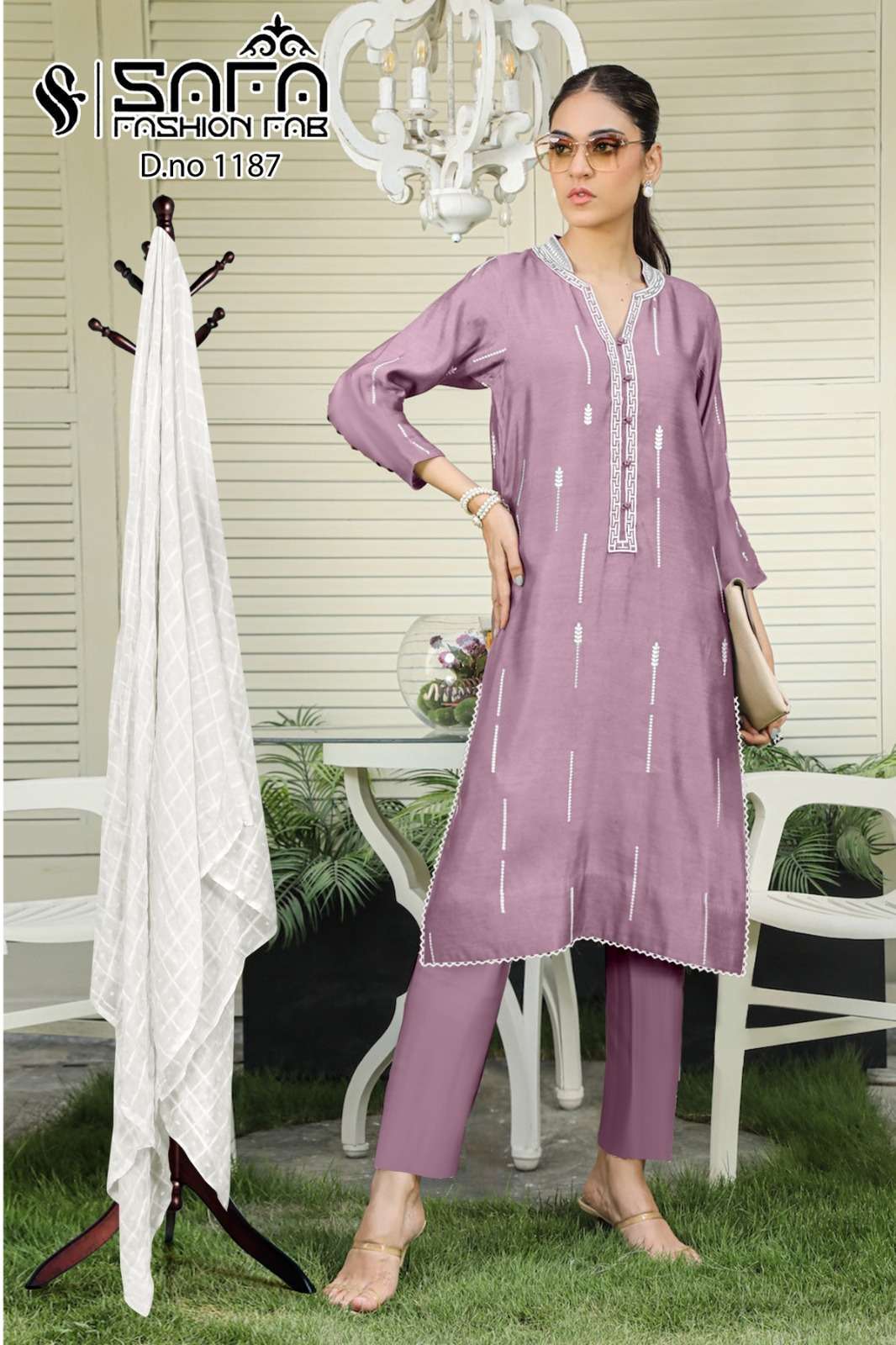 Safa Fashion 1187 Designer Pakistani suits Wholesale market in SURAT