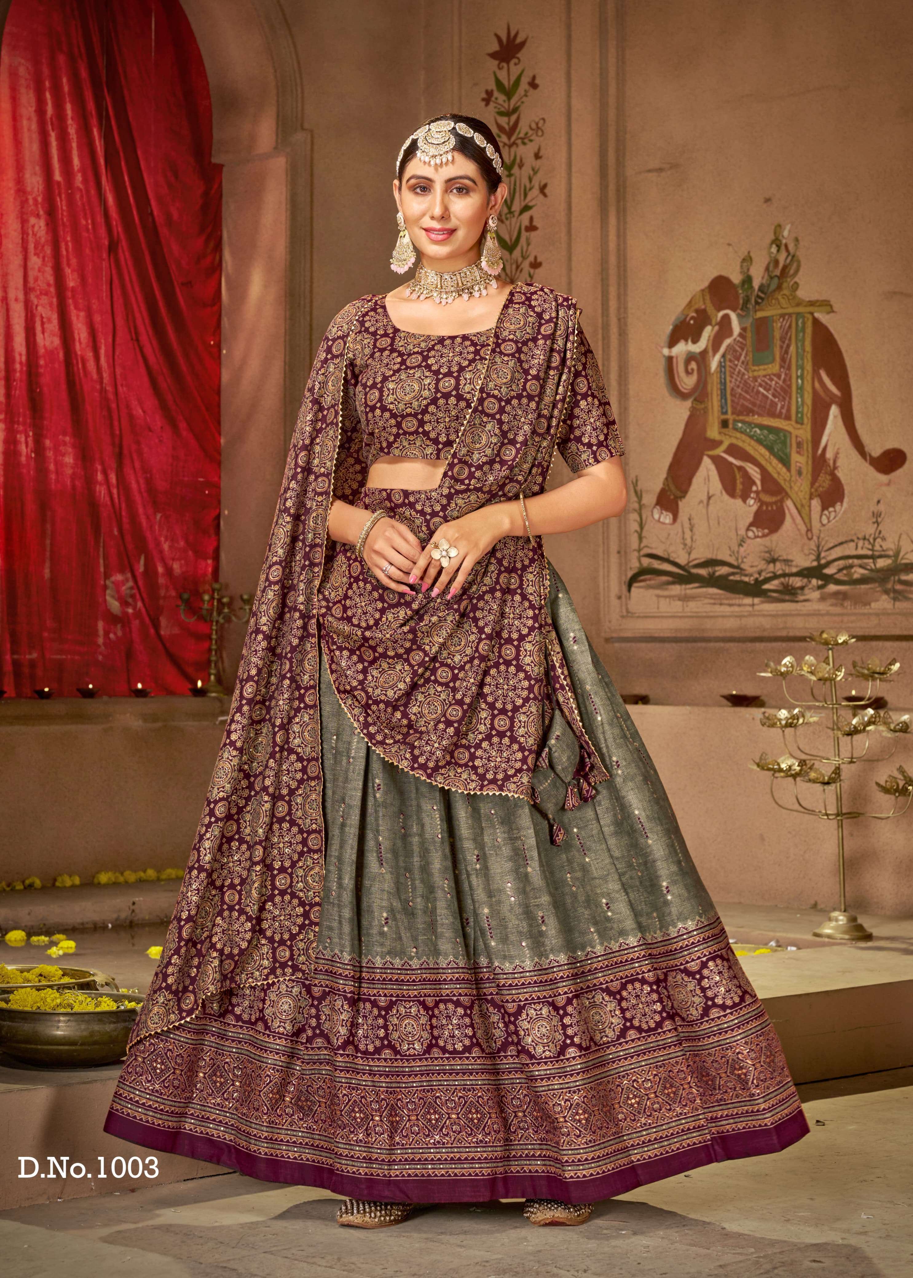G3 Surat - Create a wedding look with a heavily printed... | Facebook