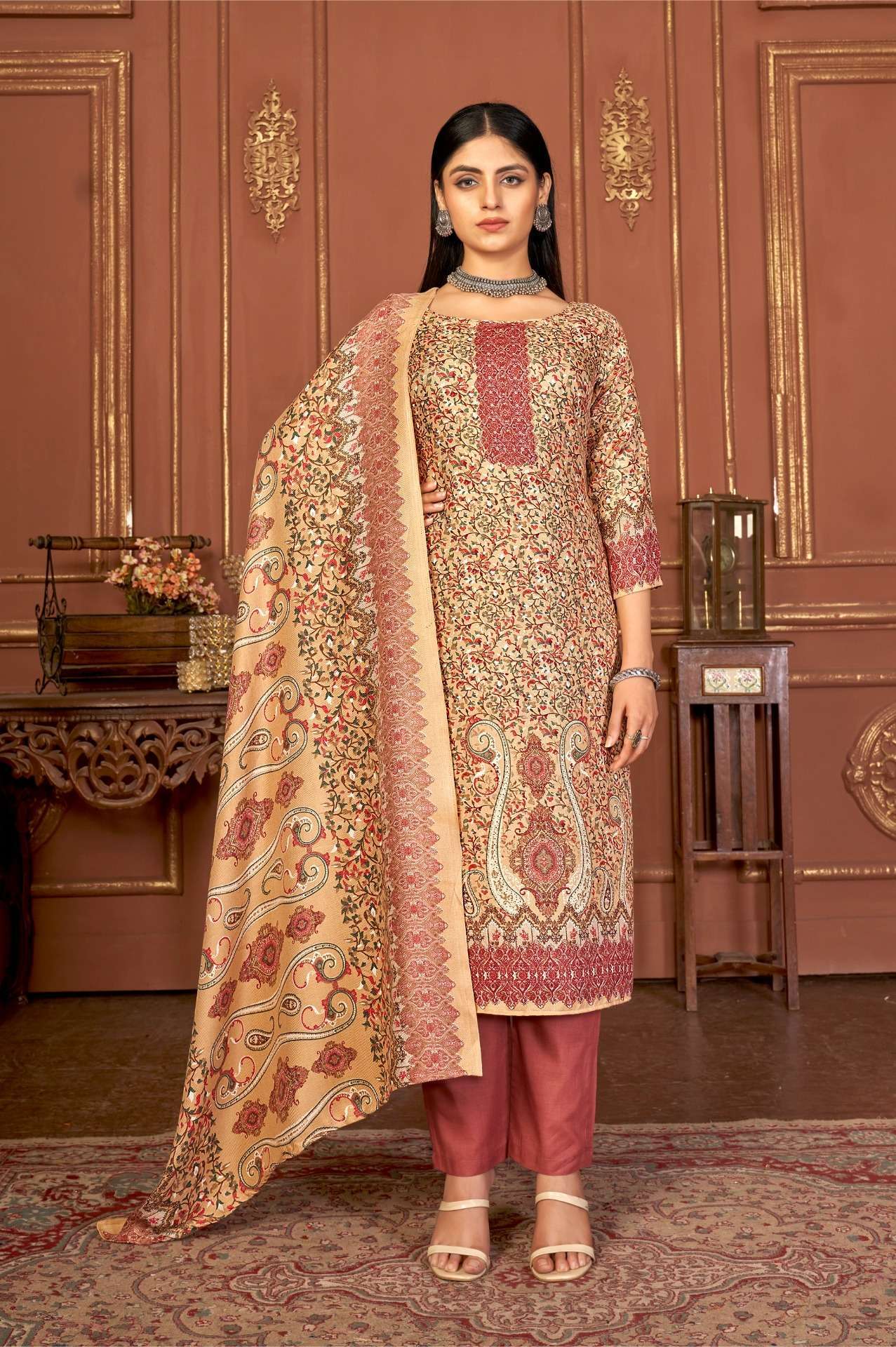Bipson Safari 2397 Wool Pashmina Dress Material Wholesale Dress Material manufacturers in SURAT