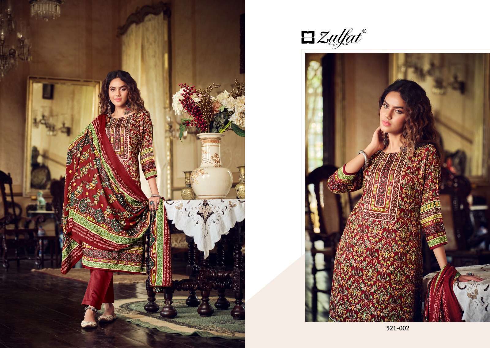 Zulfat Designer Suits Rehnuma Wool Pashmina Salwar Suit Wholesaler in SURAT