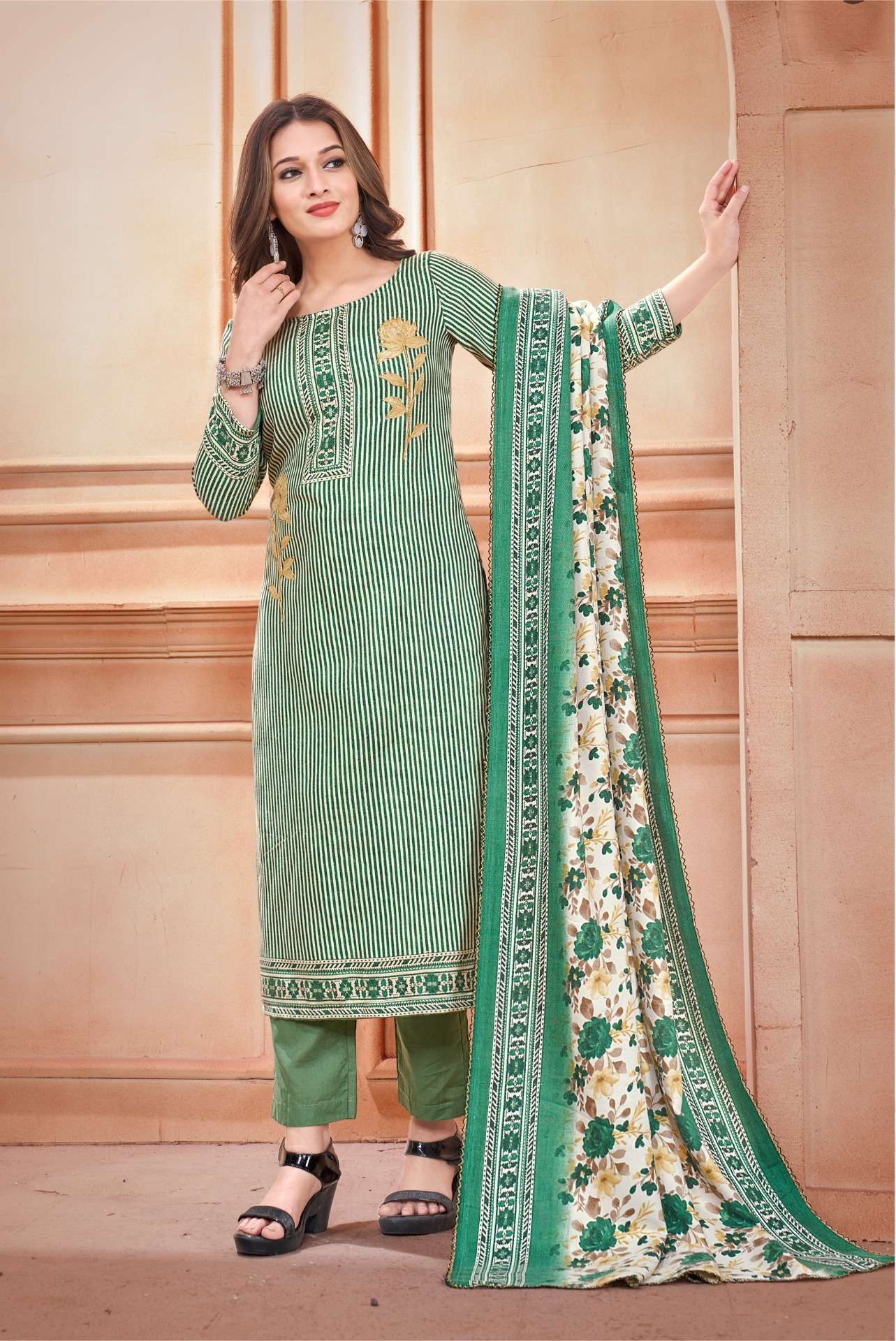Bipson Safari 2426 Pashmina Dress Material Wholesaler in Surat