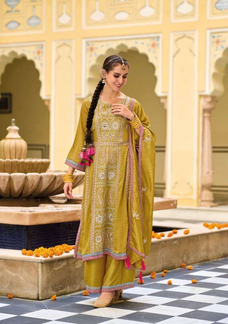 Eba Diva Premium Silk Designer Salwar Kameez Wholesaler of Kurti India