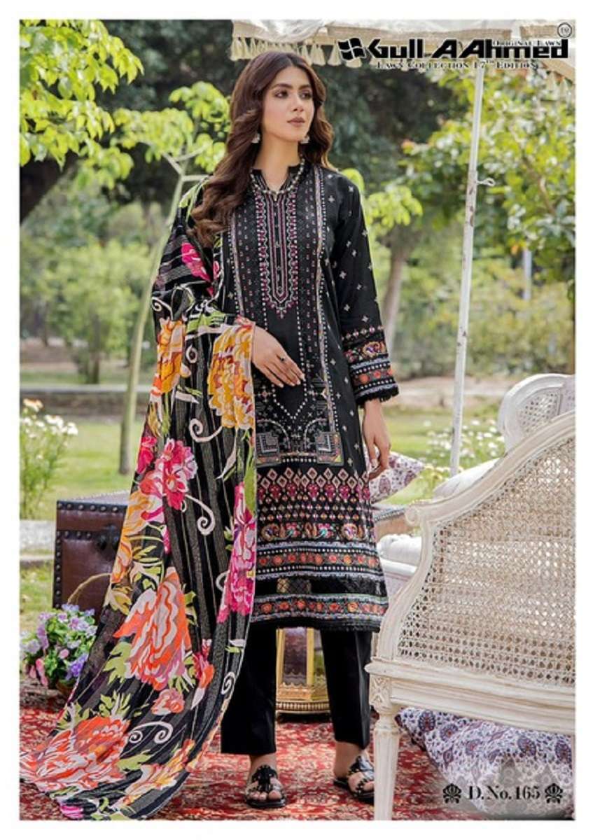 Gull Ahmed Lawn Collection Vol-17 -Dress Material -Wholesale Dress material market India