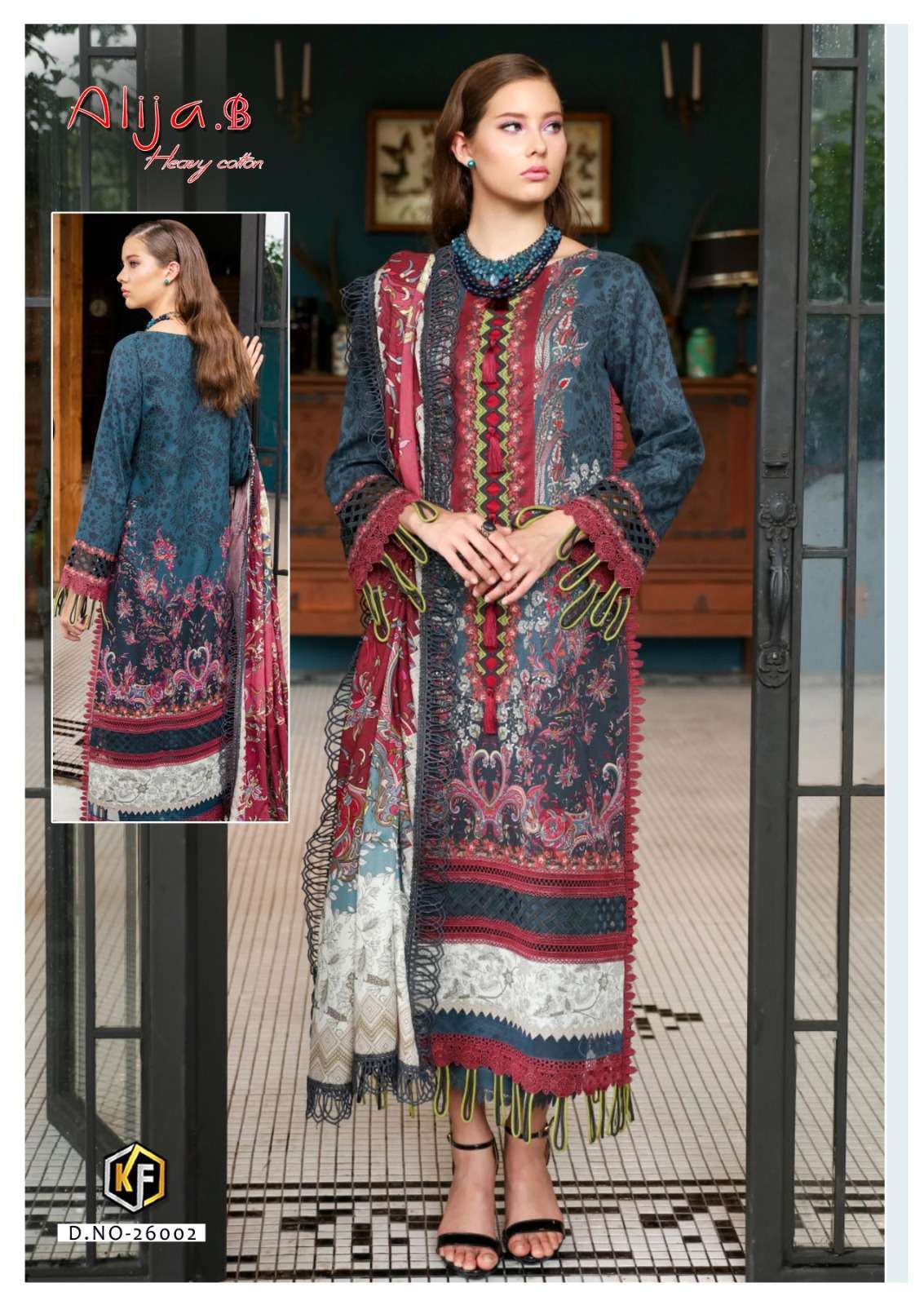 Keval Alija B Vol 26 Karachi Cotton Dress Material Wholesale India