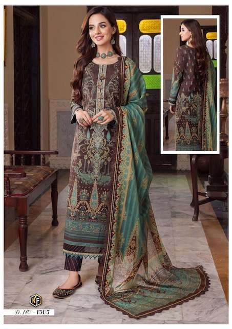 Keval Rangrez Vol 3 Karachi Cotton Dress Material Wholesale Dress material market in Surat