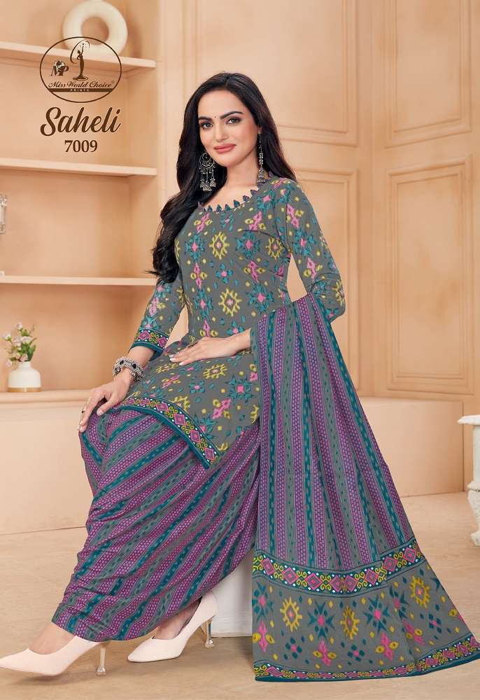 Miss World Saheli Vol-7 -Dress Material -Wholesale Dress material market in Surat