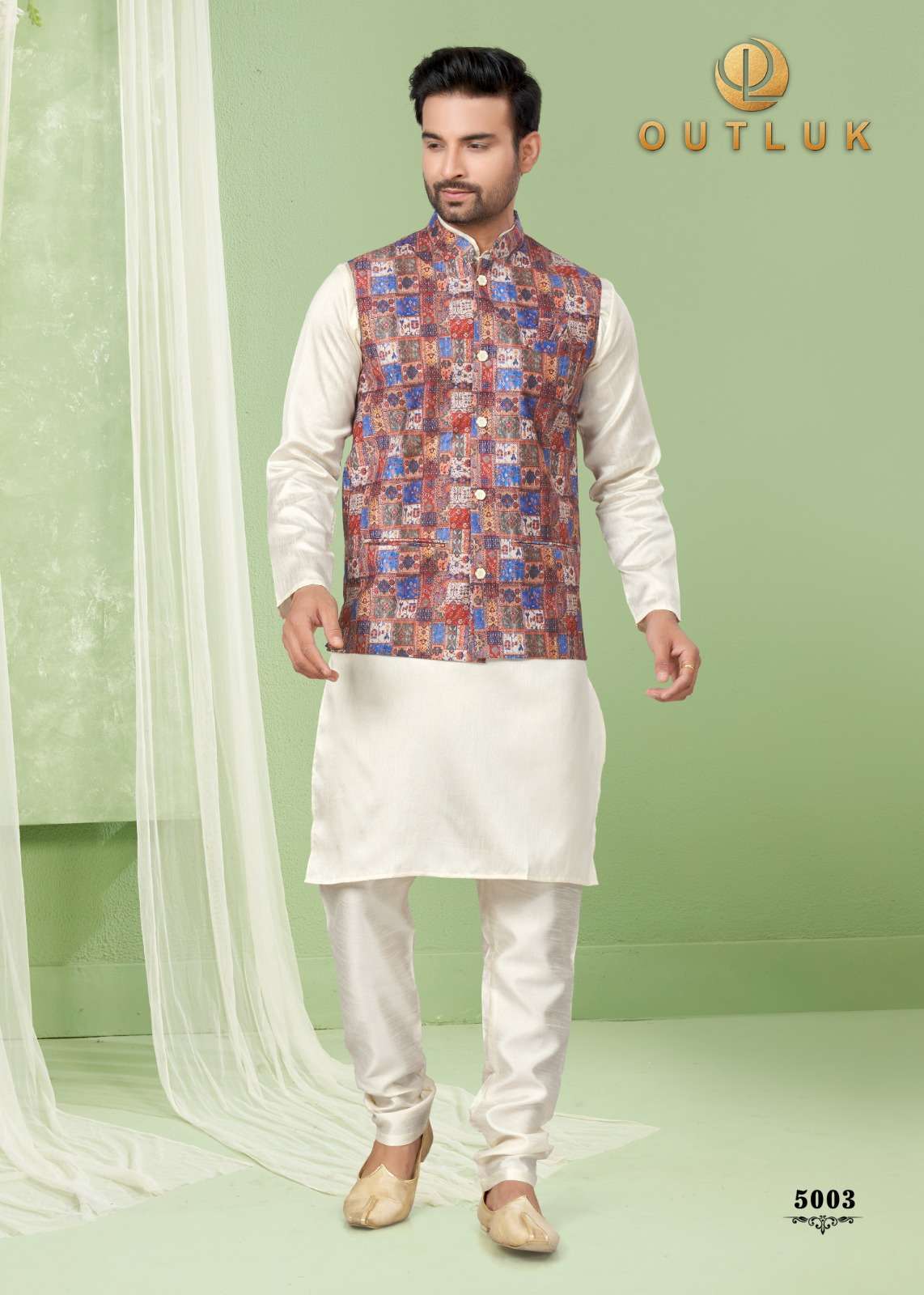 Outluk Wedding Vol 5 Mens Wear Kurta Wholesale market in Surat