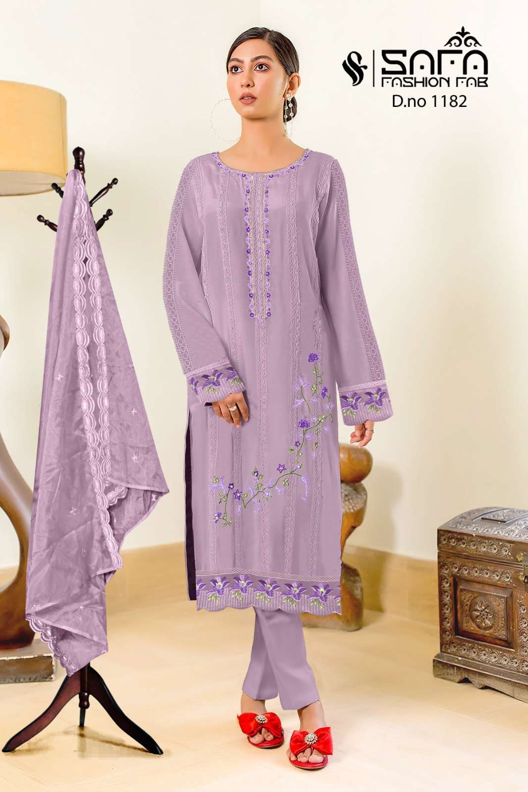 Safa Fashion Fab 1182 Pakistani Suits Wholesale Salwar Suits market in Surat