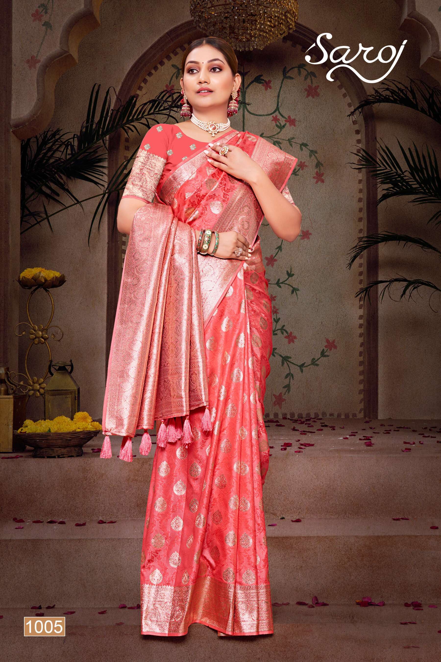 Saroj  Amrut Vol - 3 50*600 Soft Silk Saree  Saree Wholesale Saree market India