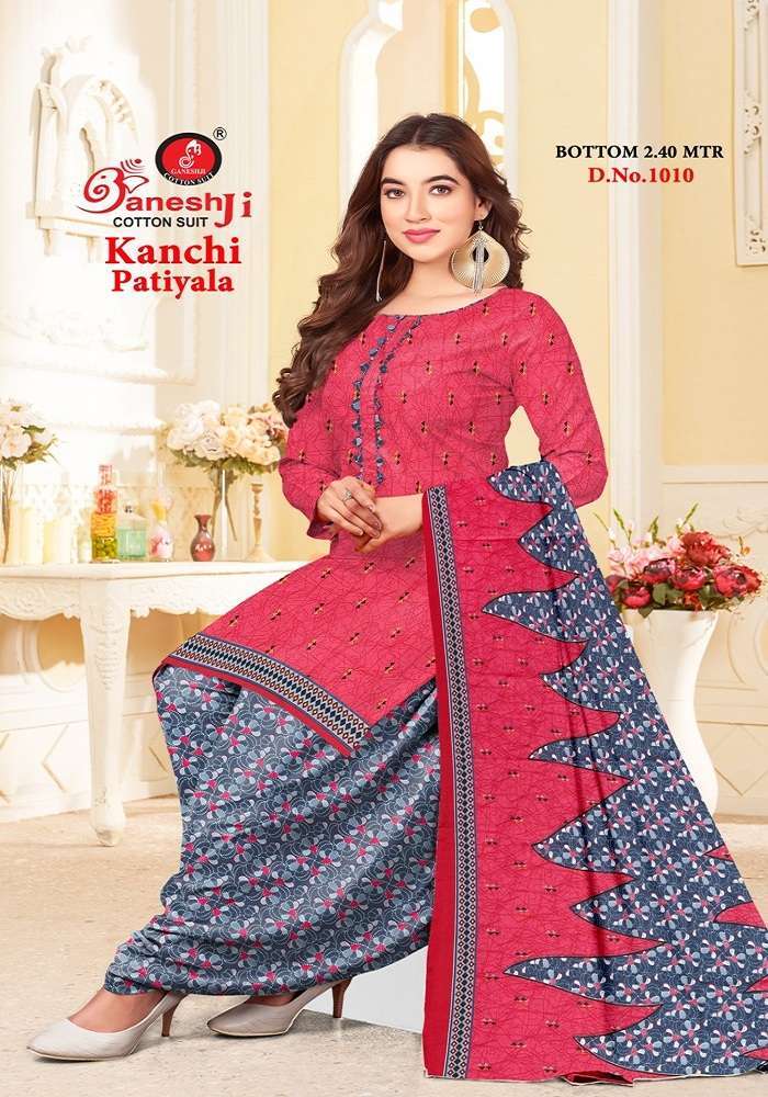 Ganeshji Kanchi Patiyala Vol-3 -Dress Material -Wholesale market India
