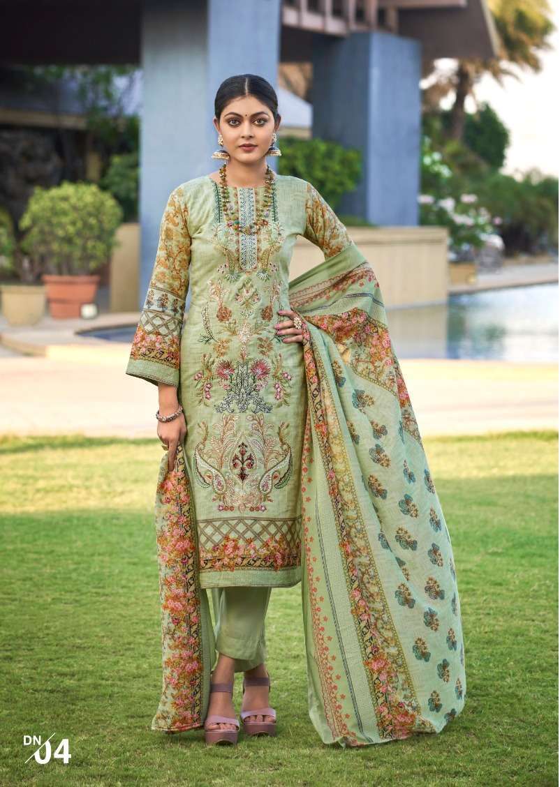 Levisha Jashn E Noor Cambric Cotton Dress Material Wholesaler India