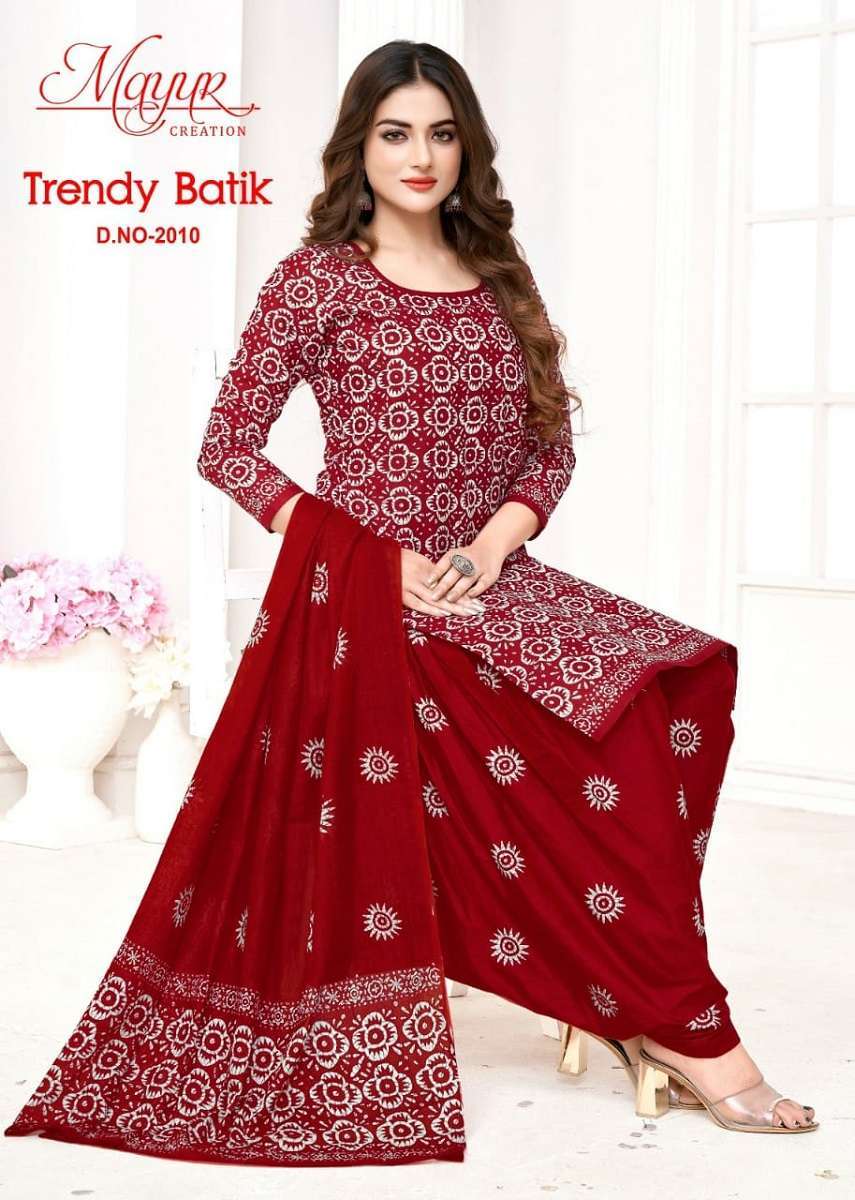 Mayur Trendy Batic Vol-2 -Dress Material -Wholesale Dress material market in Surat