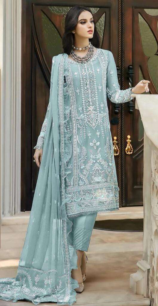 Ramsha R 602 Pakistani Suits Wholesaler of salwar suit surat