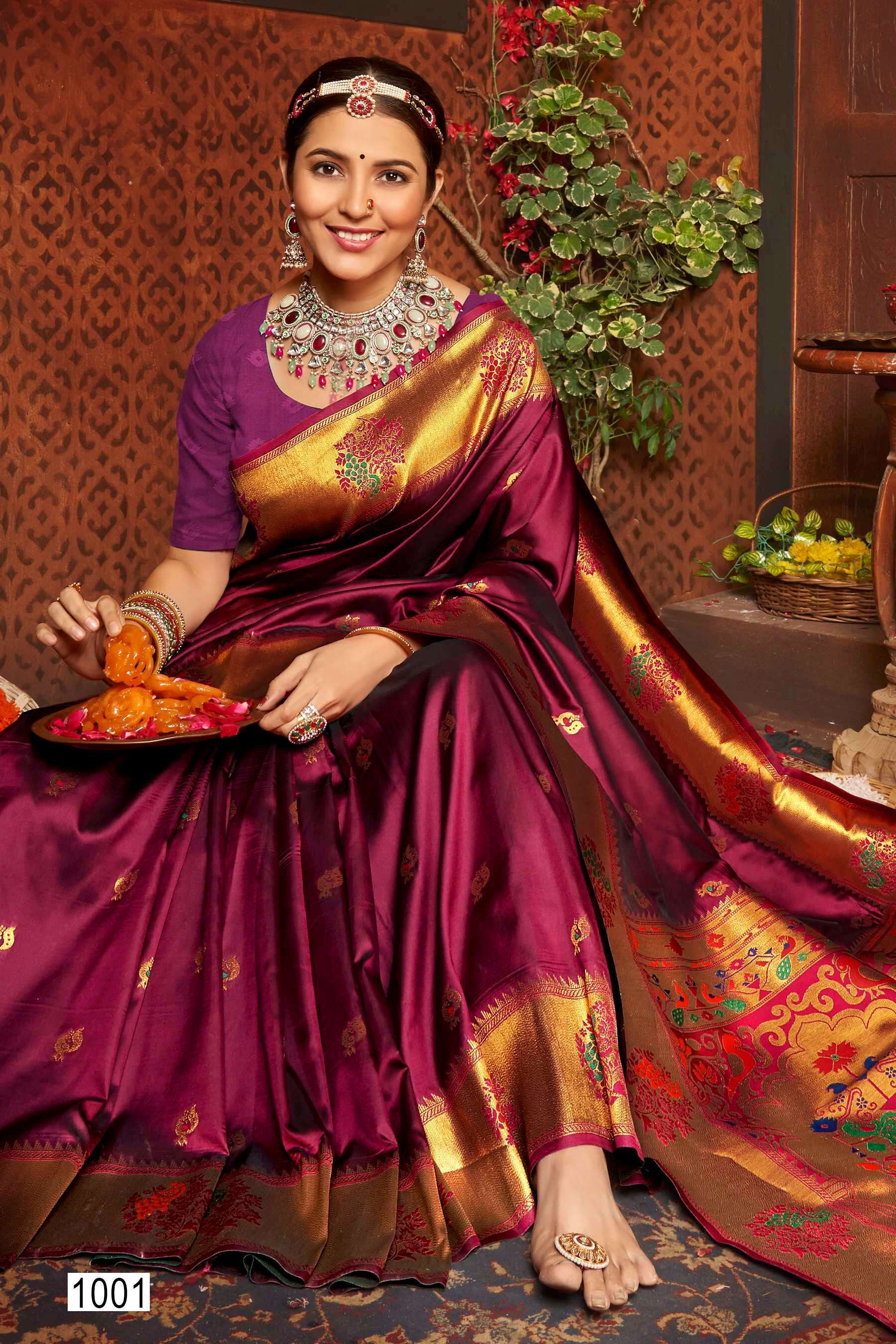 Saroj Paarvati vol.2 50*600 silk saree Saree Wholesale Saree market in Surat