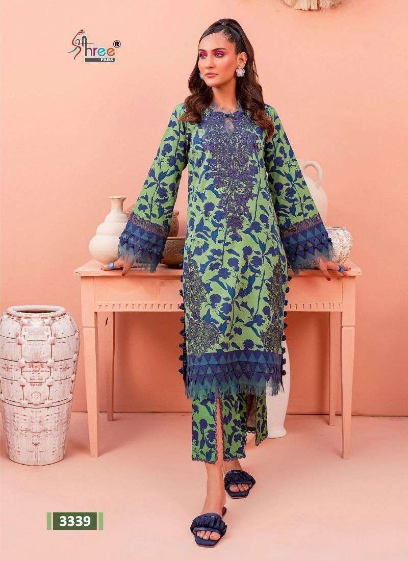 Shree Mariya B Flora Vol 1 Cotton Dupatta Pakistani Suits Wholesaler India