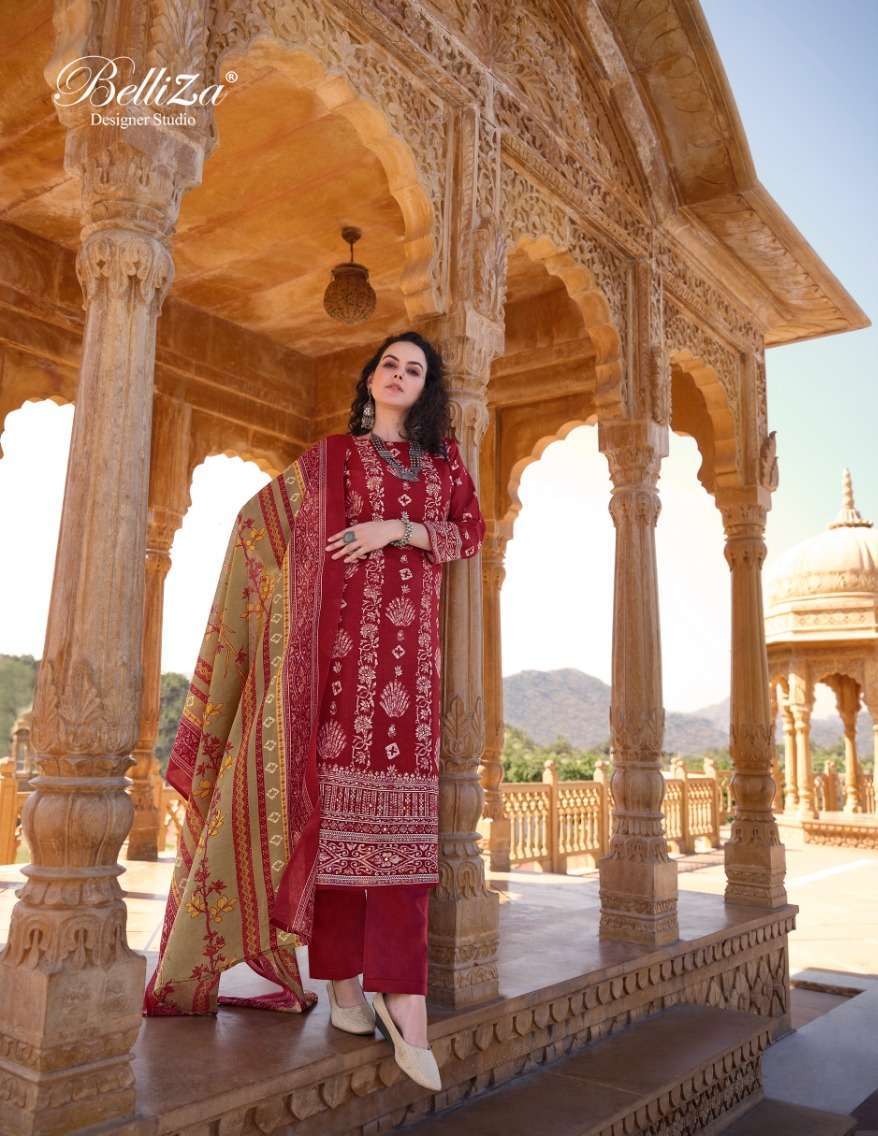 Belliza Mashuqa Cotton Digital Printed Dress Material Wholesaler in india