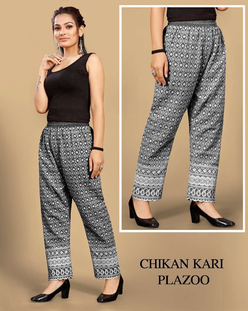 Chikankari Lakhnavi Plazo Vol-3 -Dress Material -Wholesaler in Surat