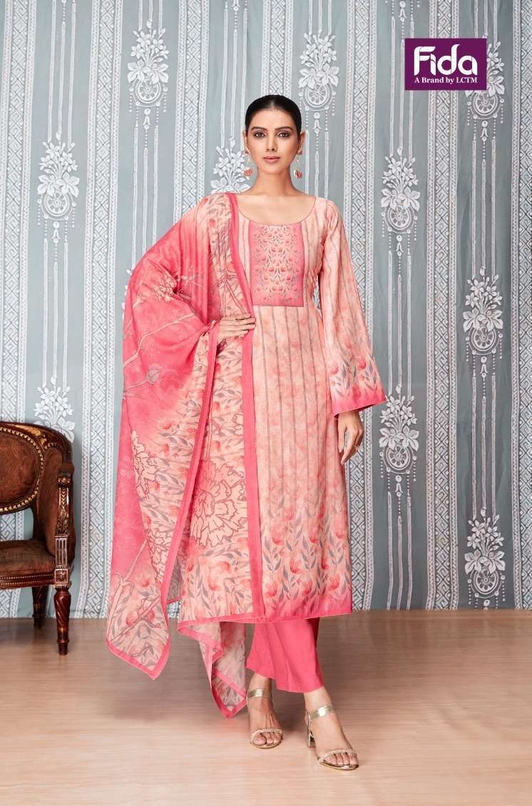 Fida Yami Digital Printed Karachi Cotton Dress Material Wholesale market in Surat