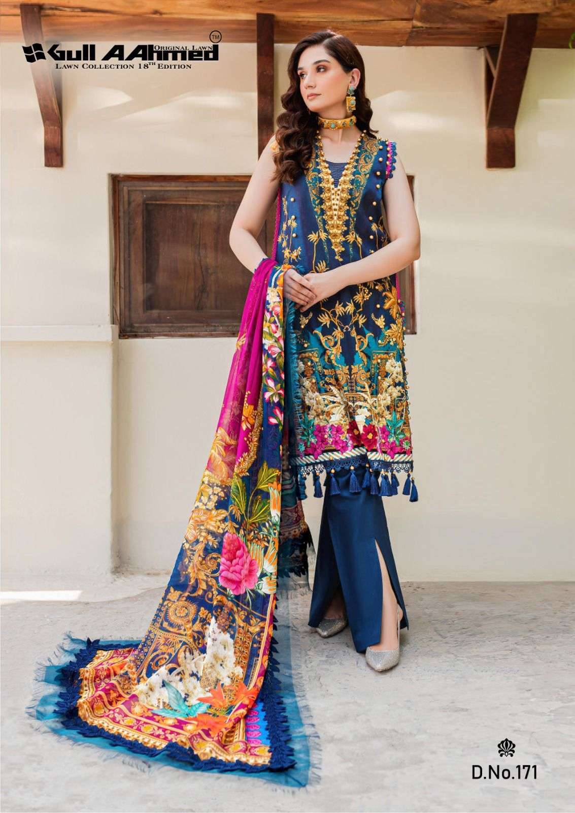 Gull A Ahmed Vol 18 Lawn Cotton Dress Material Wholesale Dress material market in Surat