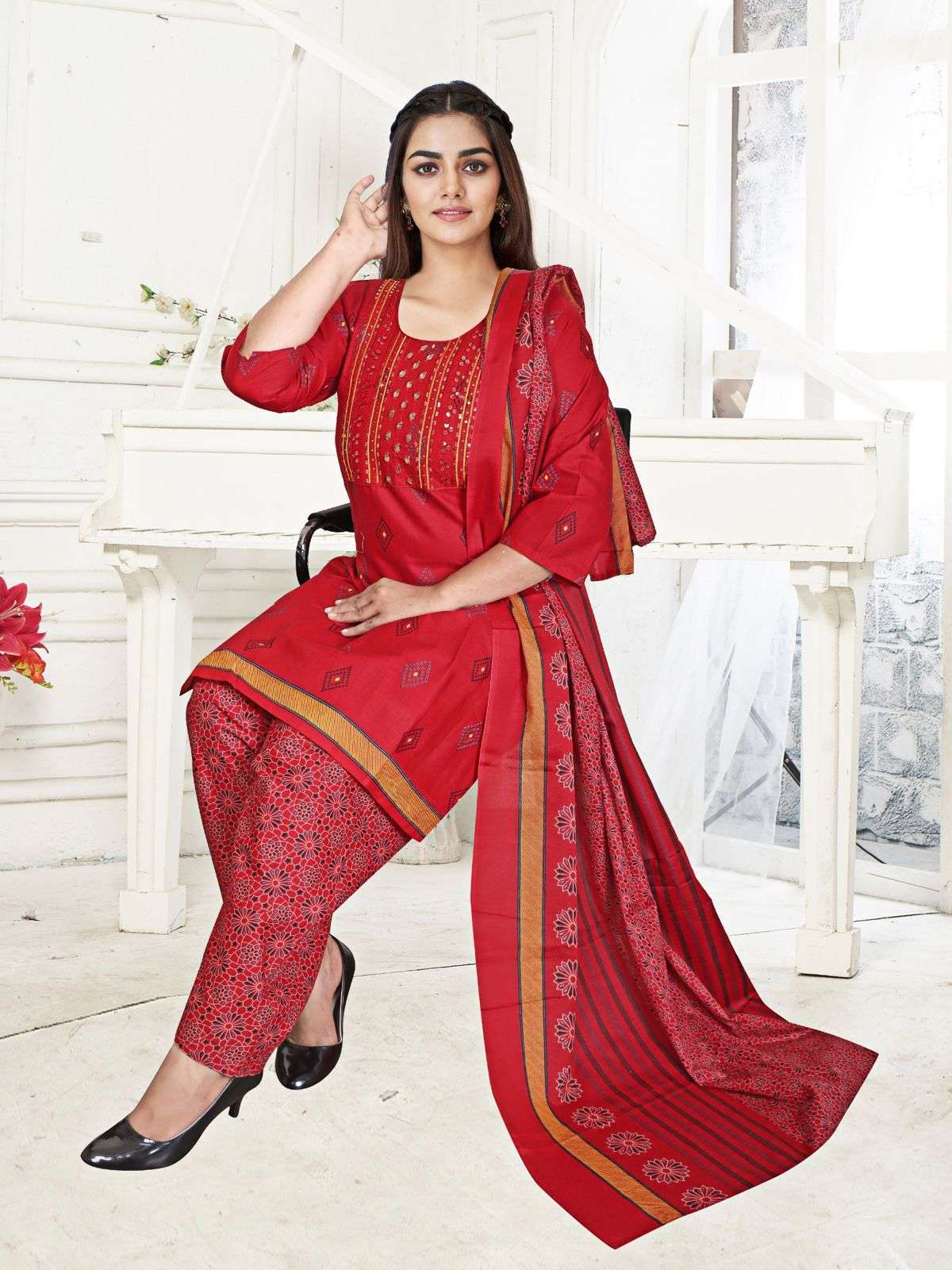 JLF SPECLAL EMBROIDERY PATIYALA READYMADE Vol- 1 Dress Materials Wholesaler in Surat 