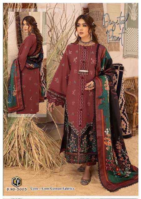 Keval Fab Soha Nazir Vol-3 – Luxury Karachi Cotton Dress material wholesale manufacturers in Surat