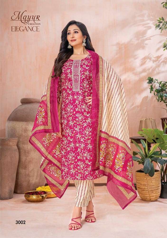 Mayur Elegance Vol-3 -Kurti Pant With Dupatta -Wholesale Kurti manufacturers in India