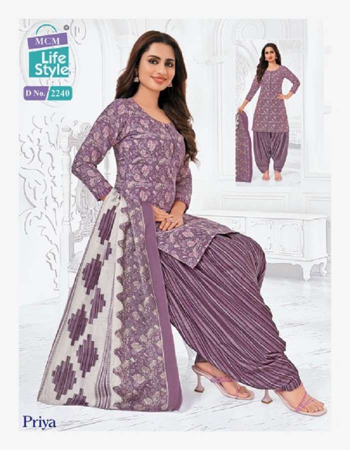 MCM Lifestyle Priya Vol-22 -Dress Material -Wholesale market in surat