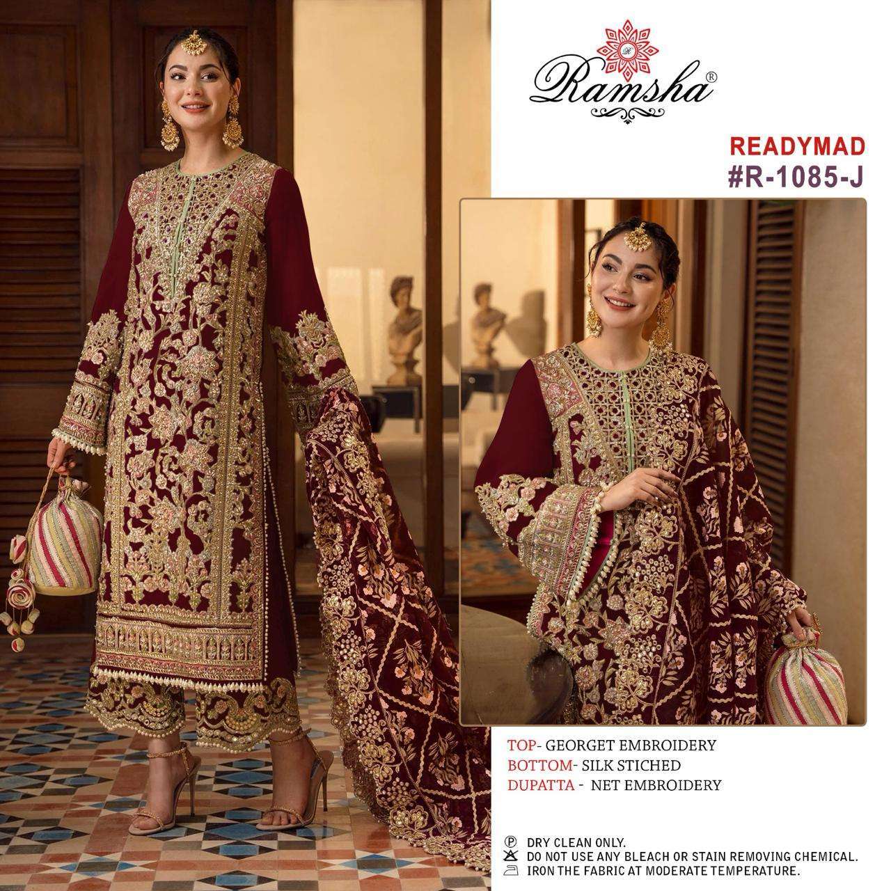Ramsha R 1085 G To J Pakistani Suits Wholesaler of  Pakistani Suits in Surat S