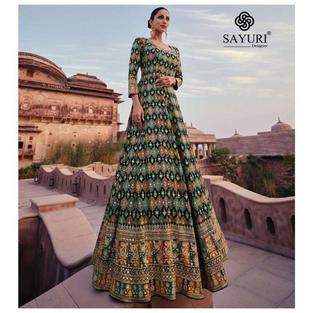 Sayuri Advira Designer Gown With Dupatta Wholesale Kurti manufacturers in Surat