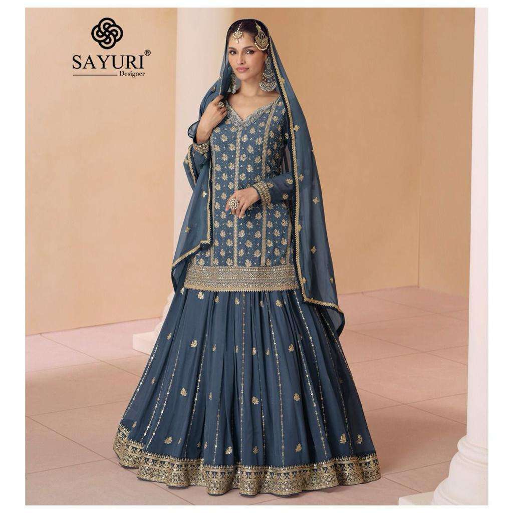 Sayuri Sara Wedding Wear Designer Suits Wholesale manufacturers in Surat