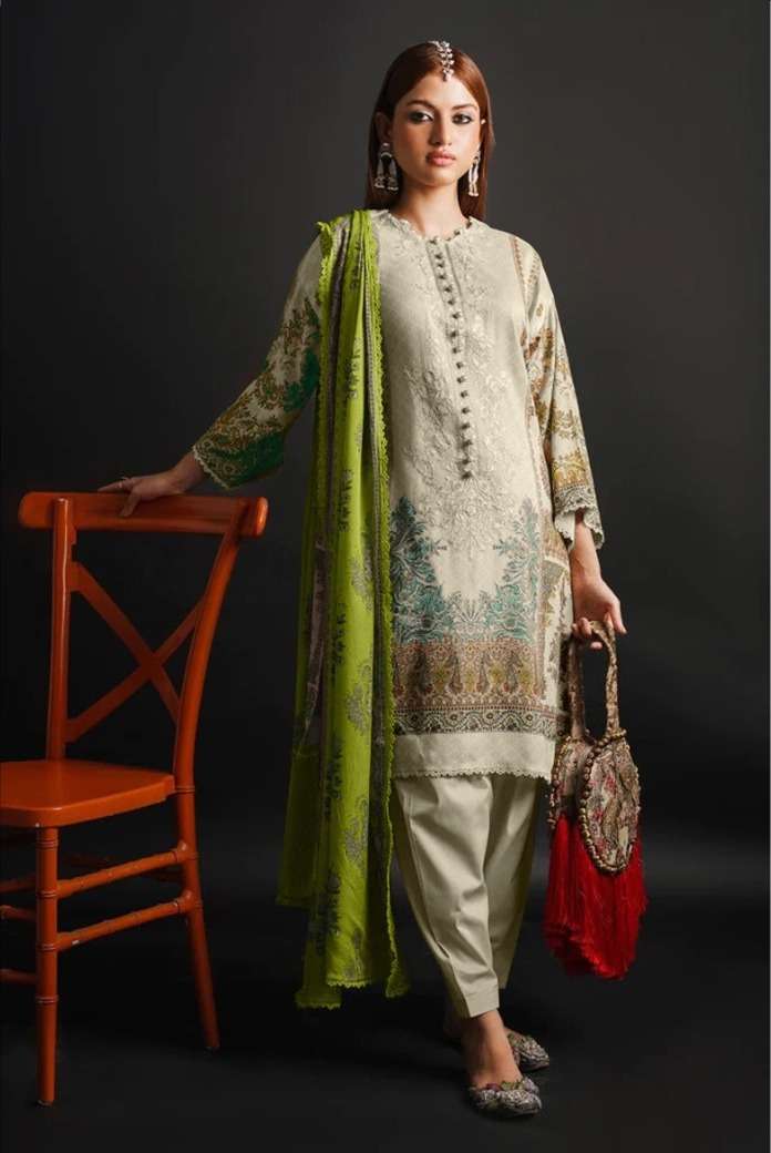 Shraddha Nx Bin Saeed Vol 2 Cotton Dupatta Pakistani Suits Wholesale Pakistani Suits India