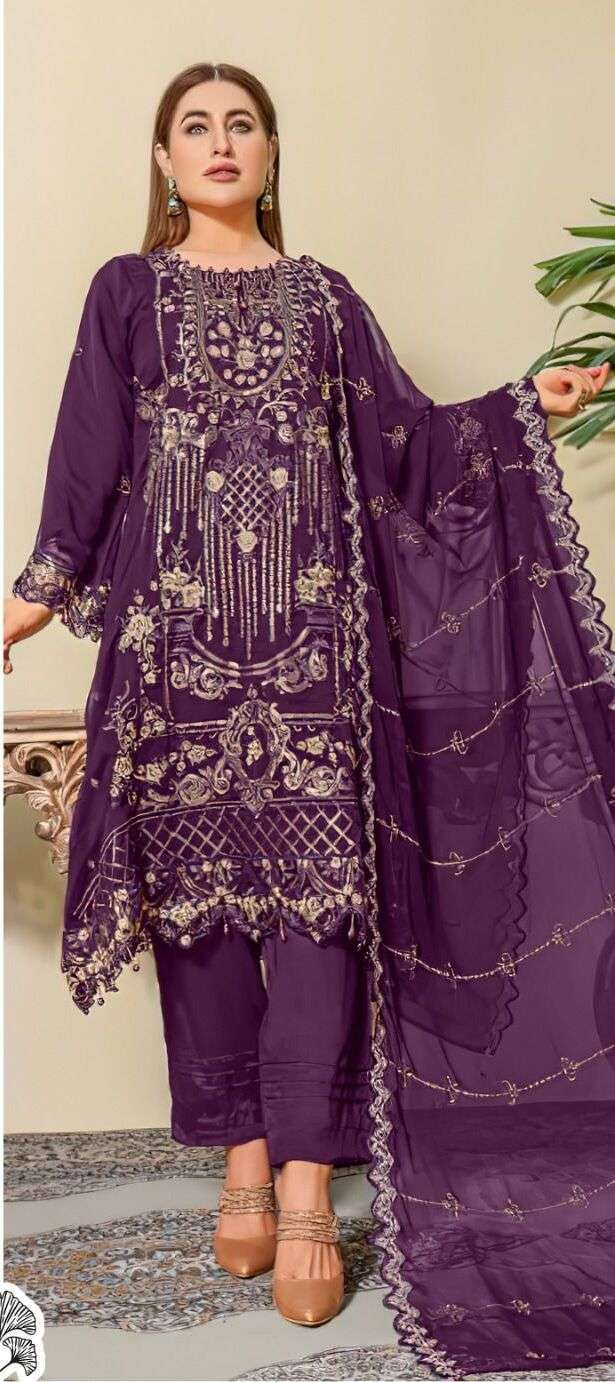 Zaha Zainab Chottani 10233 To 10235 Pakistani Suits Wholesale India