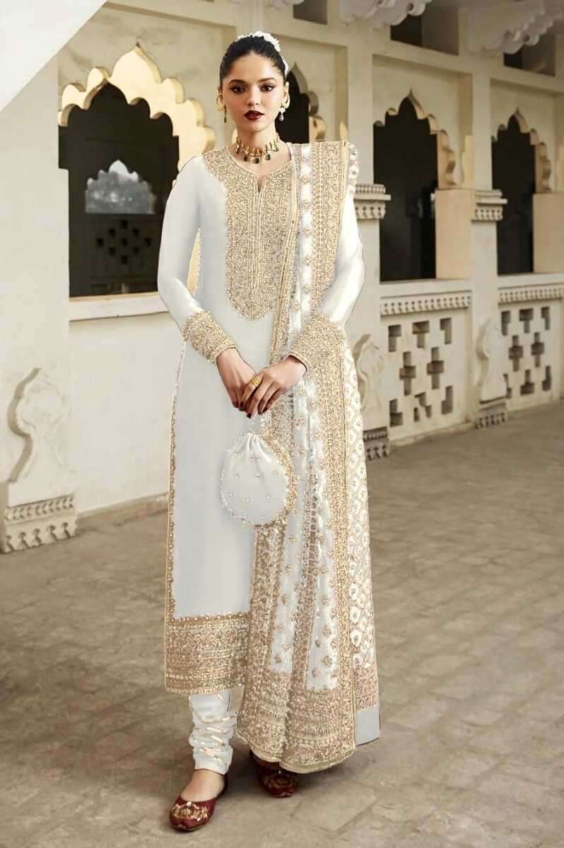 Anamsa 411 A To D Hits Georgette Salwar Kameez Wholesale market in India