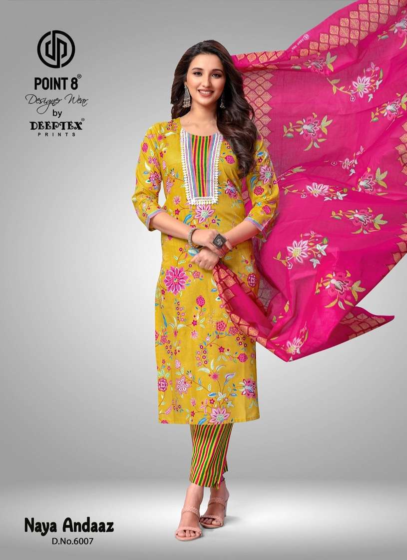 Deeptex Naya Andaz Vol-6 – Kurti Pant With Dupatta Wholesale Branded Kurti manufacturers in Surat